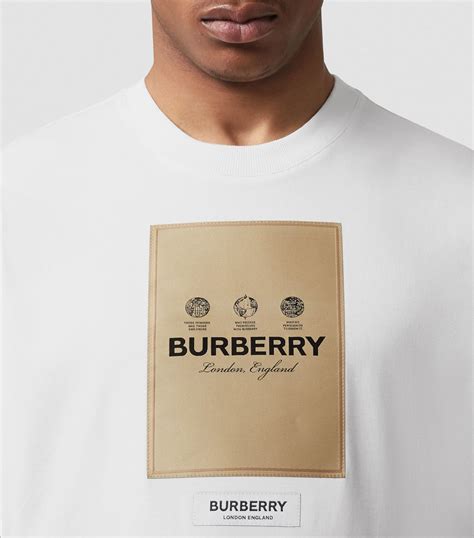 burberry t shirt with metal logo|original Burberry men t shirt.